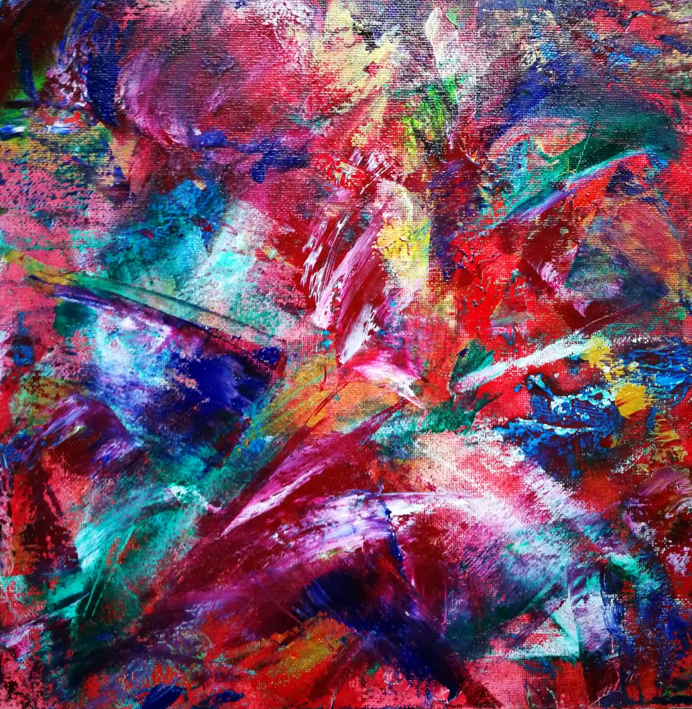 Abstract painting, oil on canvas Abstract painting, oil on canvas